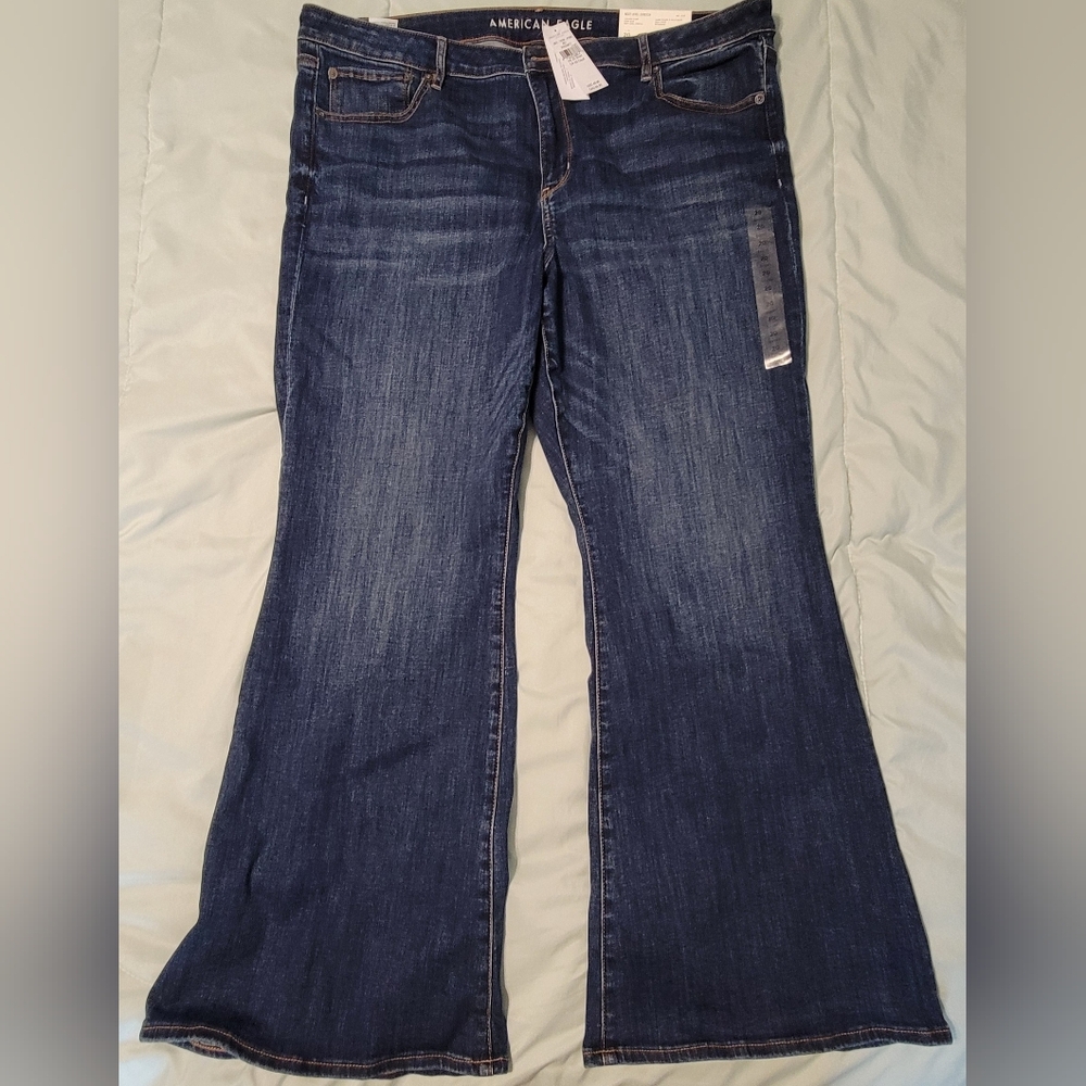 American Eagle Outfitters Women's Blue Jeans 20 Short